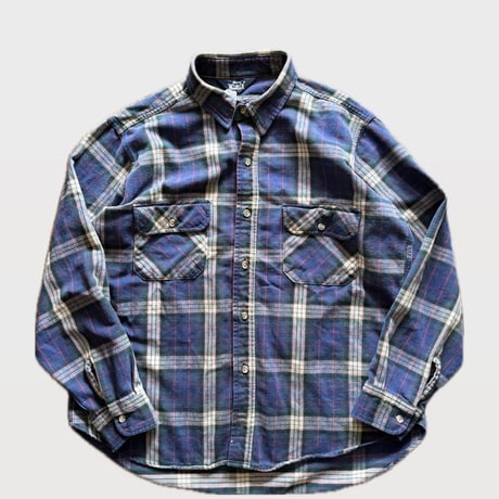 80's USA製 Woolrich チェックネルシャツ