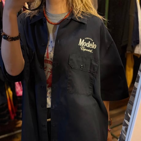 Dickies Modelo 刺繍ワークシャツ