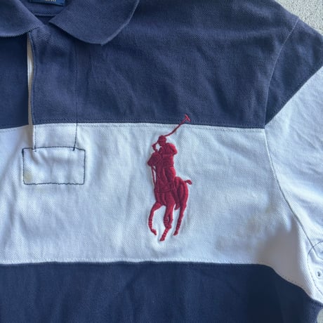 Polo Ralph Lauren ビッグポニー太ボーダーポロシャツ