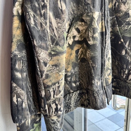 90's Mossy Oak ジップフーディ XL