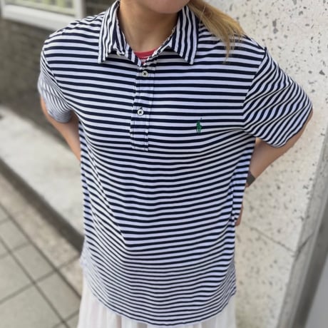 POLO ボーダーポロシャツ