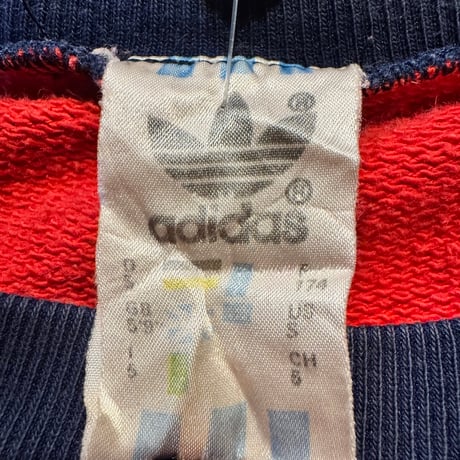 80's adidas ラグランスウェット