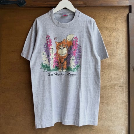 ~90s USA製 猫ちゃんTシャツ