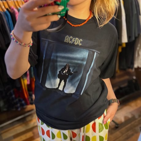 AC/DC "WHO MADE WHO" プリントTシャツ
