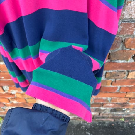 OLD GAP ボーダーハイネックロンT