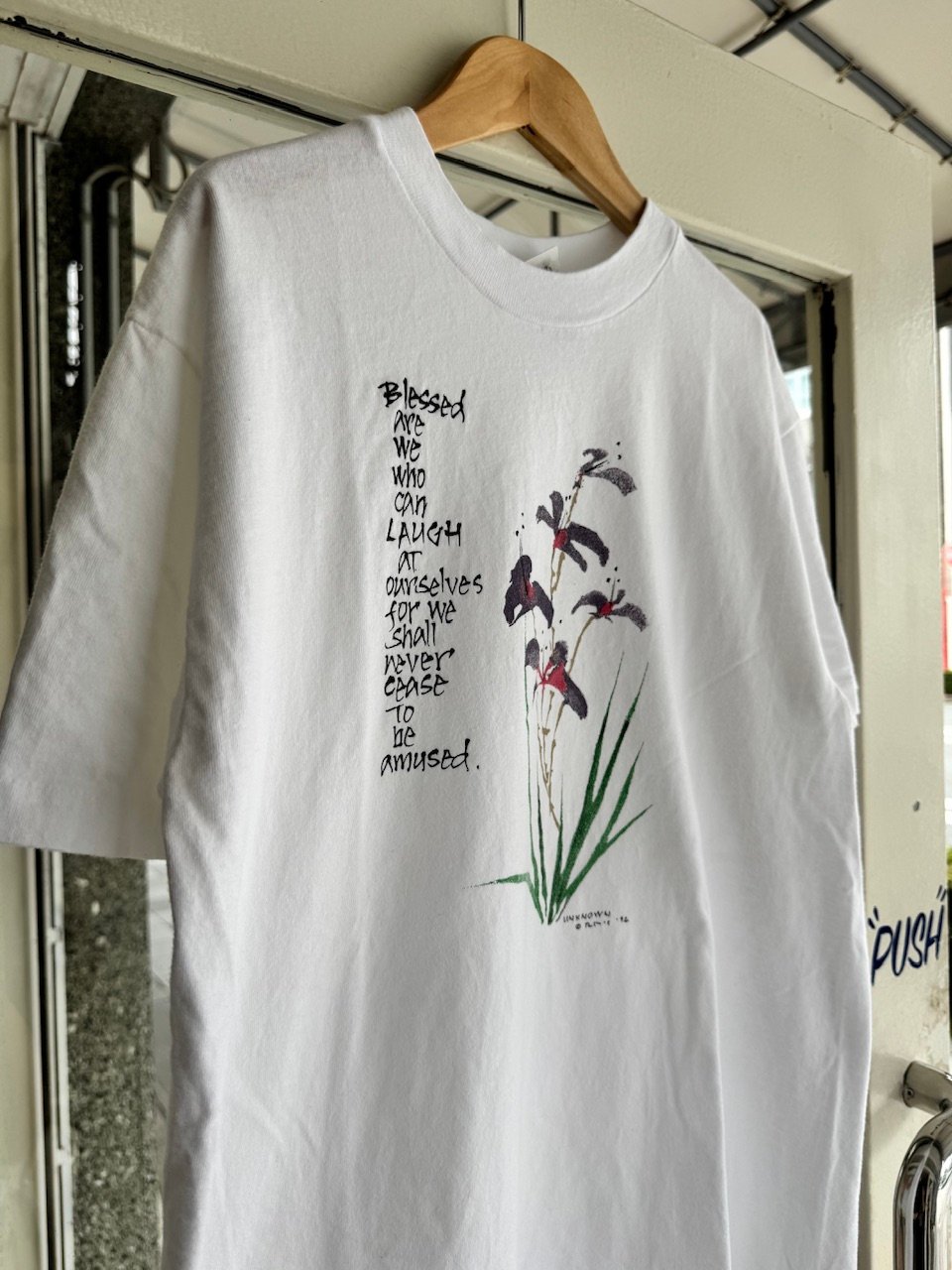 90's USA製フラワープリントTシャツ M | CUSTOM FEVER