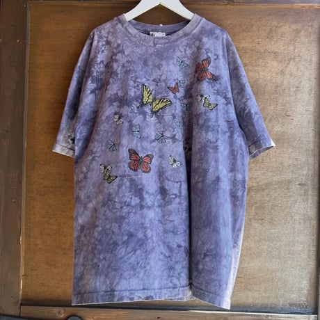 バタフライ タイダイTシャツ