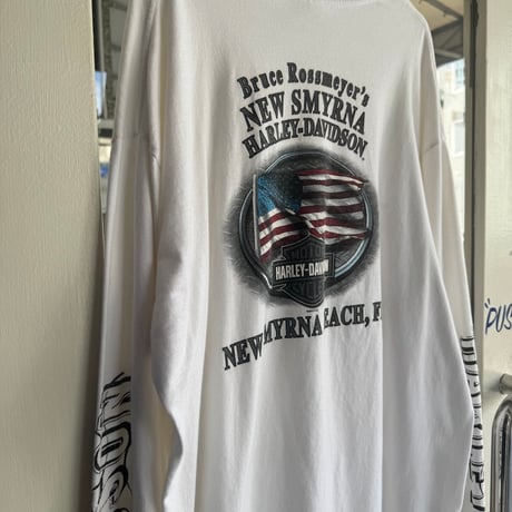 HARLEY DAVIDSON 袖プリントロンT  2XL