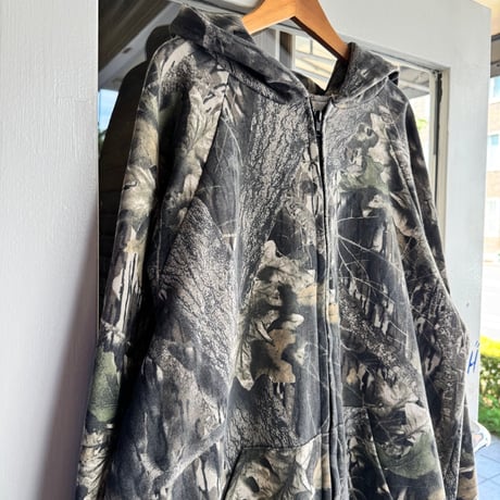 90's Mossy Oak ジップフーディ XL