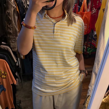 TOMMY HILFIGER ボーダーポロシャツ