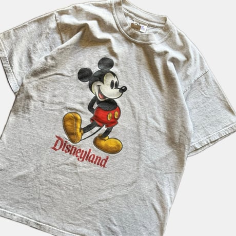00's USA製 MICKEY プリントTシャツ L