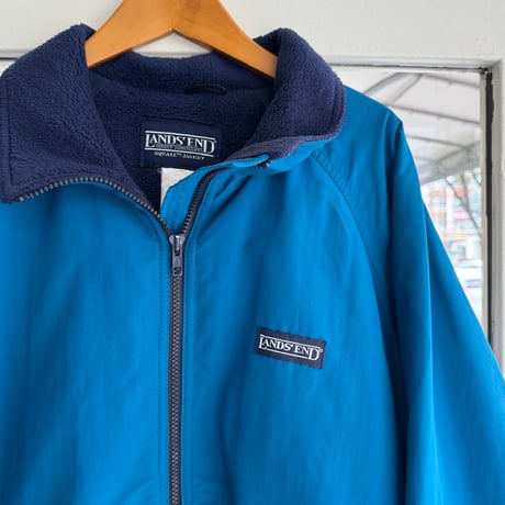 LANDS' END〝SQUALL JACKET〟ターコイズ