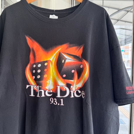 00’s “The Dice 93.1” プリントTシャツ XXL
