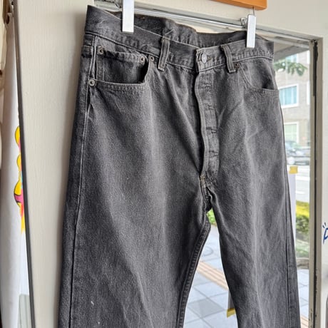 USA製 90's Levi's501 W36×L30 先染めブラック