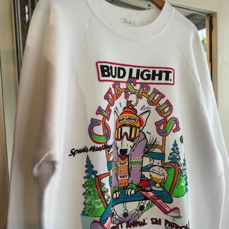 80's USA製 BUDLIGHT プリントスウェット
