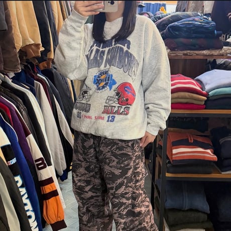 90s NFL プリントスウェット