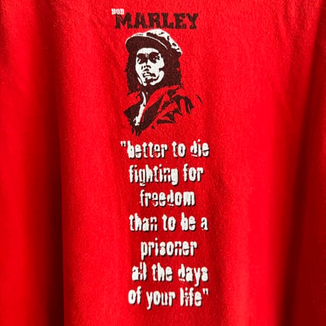 00's Bob Marley Tシャツ 2X