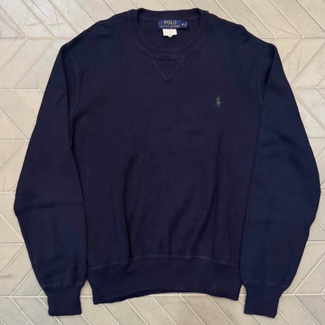 POLO 薄手コットンニット