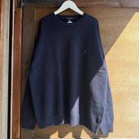 NAUTICA ワンポイントコットンニット