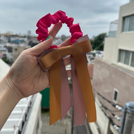 DIR69 x burself ribbon hair tie