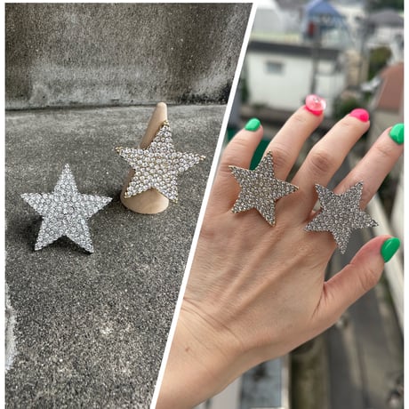 Shooting star ring
