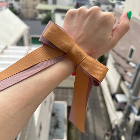DIR69 x burself ribbon hair tie