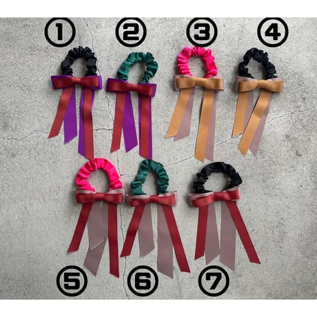 DIR69 x burself ribbon hair tie