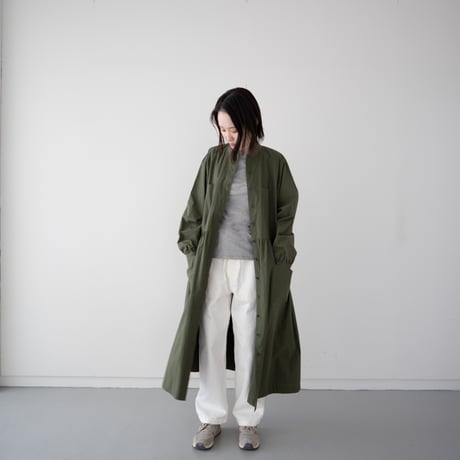 utility shirt dress/olive drab