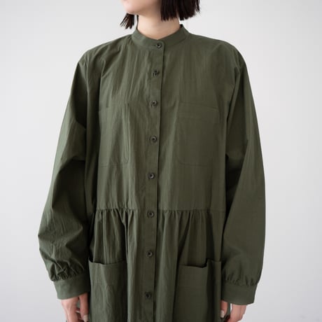 utility shirt dress/olive drab