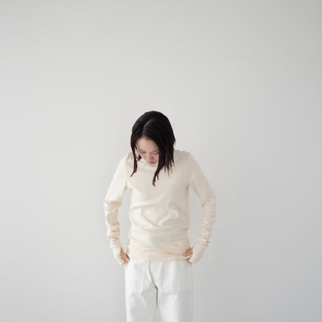 seamless cotton/thumb hole top/kinari/size1.2