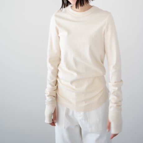 seamless cotton/thumb hole top/kinari/size1.2