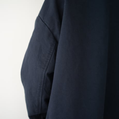 army code/stand fall collar coat/navy