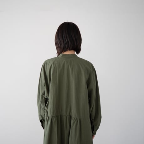 utility shirt dress/olive drab