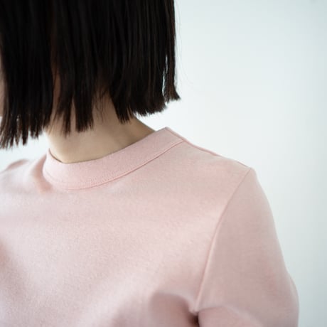 seamless cotton/thumb hole top/peach bud/size2