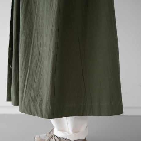 utility shirt dress/olive drab