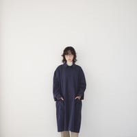 high count twill over coat/navy