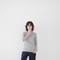 organic gauze tops/gray heather