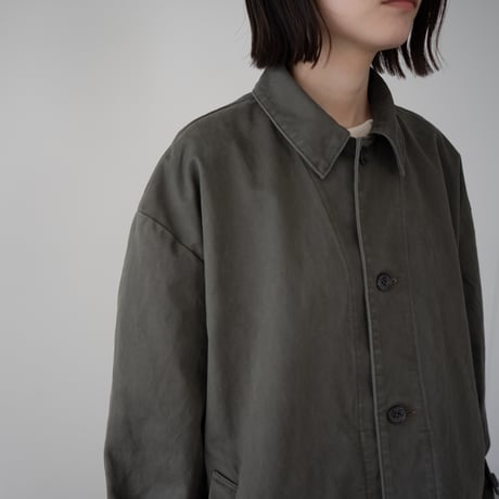 army code/stand fall collar coat/olive drab