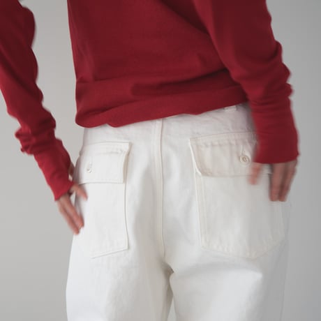 14oz.selvedgedenim jeans /baker pants/size1&2/white