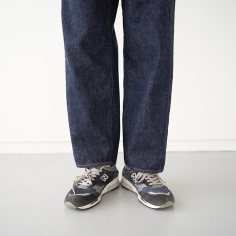13.5oz.selvedgedenim jeans/one wash/wide straight