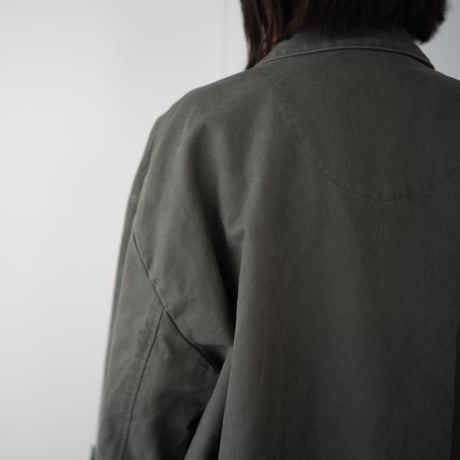 army code/stand fall collar coat/olive drab