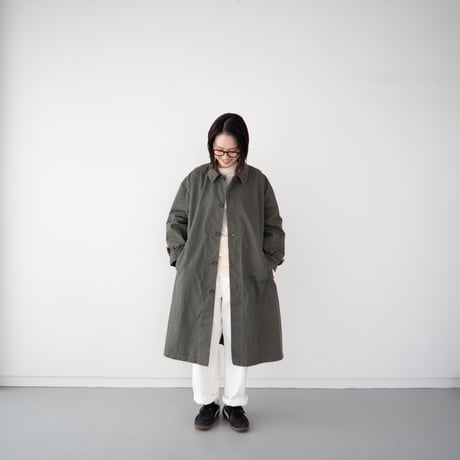 army code/stand fall collar coat/olive drab