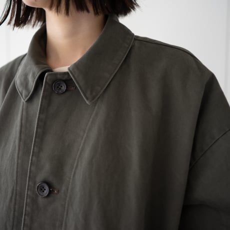 army code/stand fall collar coat/olive drab