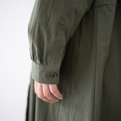 utility shirt dress/olive drab