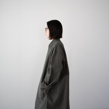 army code/stand fall collar coat/olive drab