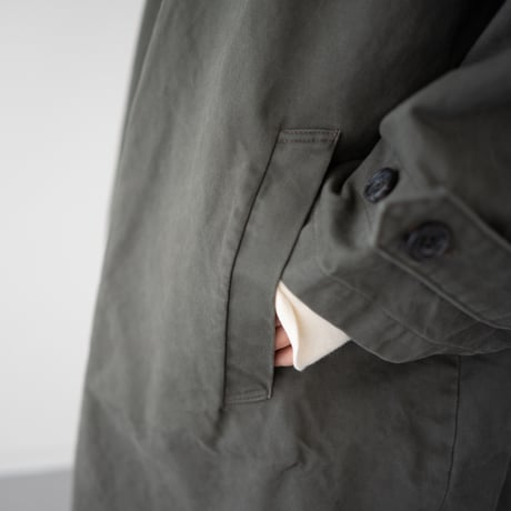 army code/stand fall collar coat/olive drab