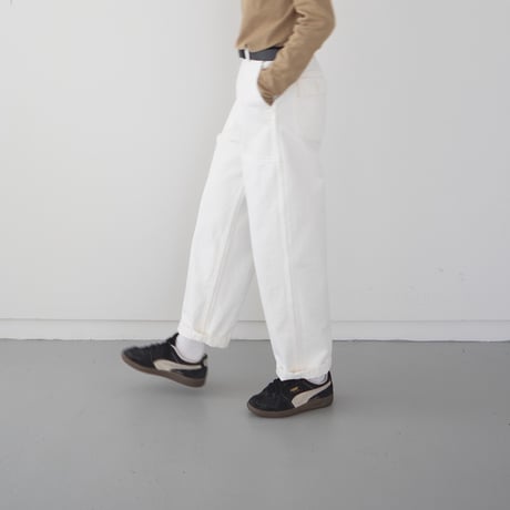 14oz.selvedgedenim jeans /baker pants/size1&2/white