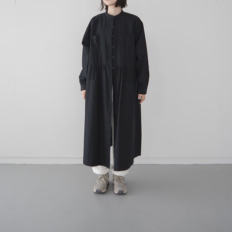utility shirt dress/black