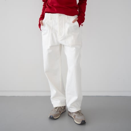 14oz.selvedgedenim jeans /baker pants/size1&2/white