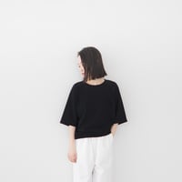 mvs cotton/half sleeve tshirt/black